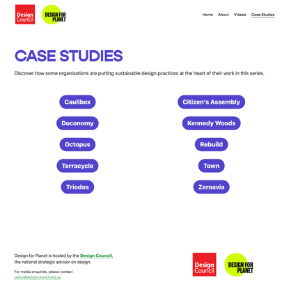 Case Studies — Design for Planet
