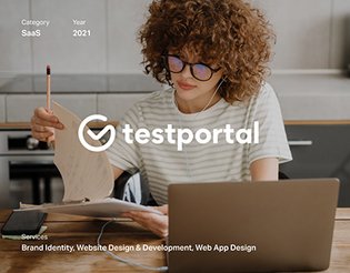 Testportal Brand Identity, Website &amp; Web App