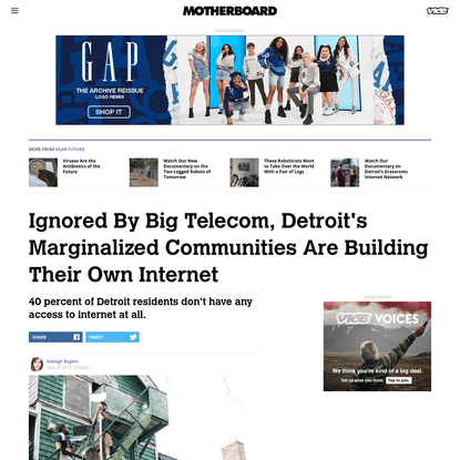 Ignored By Big Telecom, Detroit's Marginalized Communities Are Building Their Own Internet