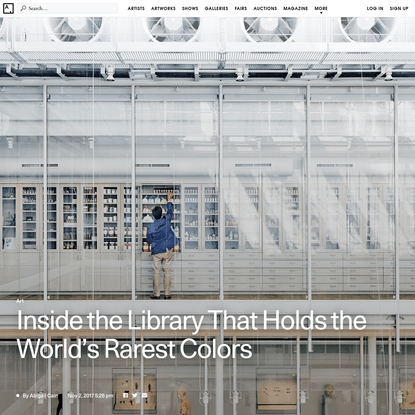 The World's Rarest Colors Live inside This Library