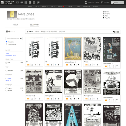 Rave Zines : Free Texts : Free Download, Borrow and Streaming : Internet Archive