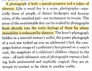 Sontag, On Photography (1977)