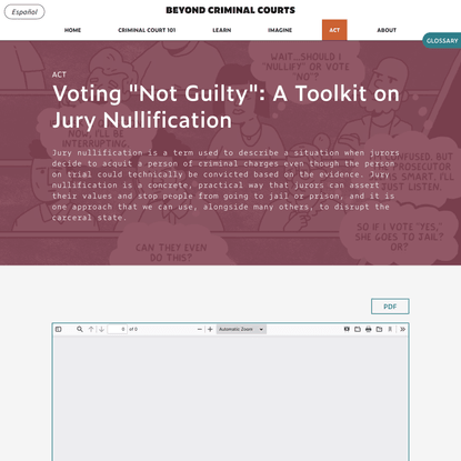 Voting “Not Guilty”: A Toolkit on Jury Nullification