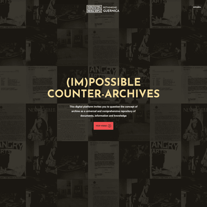 (Im)possible counter-archives