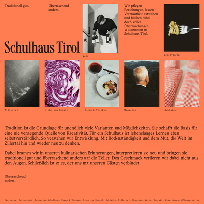 Home | Schulhaus Tirol