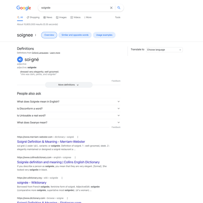 soignée - Google Search