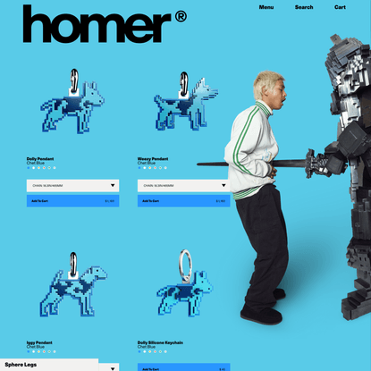Homer - Official Online Shop Now Open