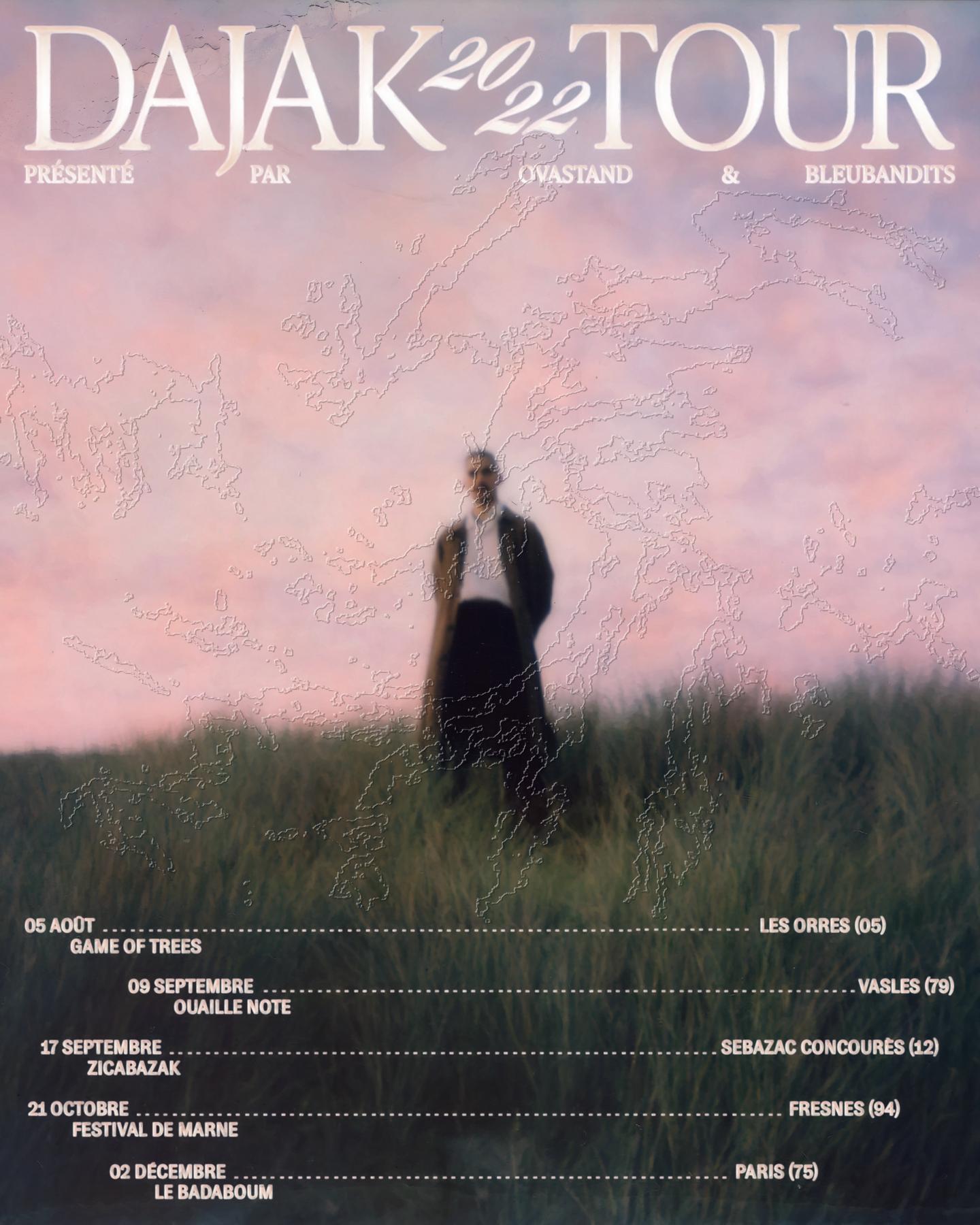 Dajak Tour 2022 - V2 - Official Poster