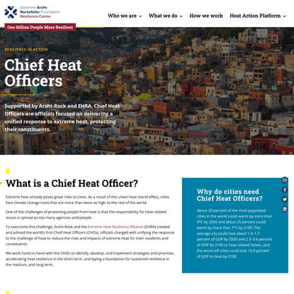 Chief Heat Officers - Arsht-Rock