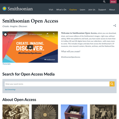 Smithsonian Open Access | Smithsonian Institution