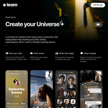 Leam — your Universe