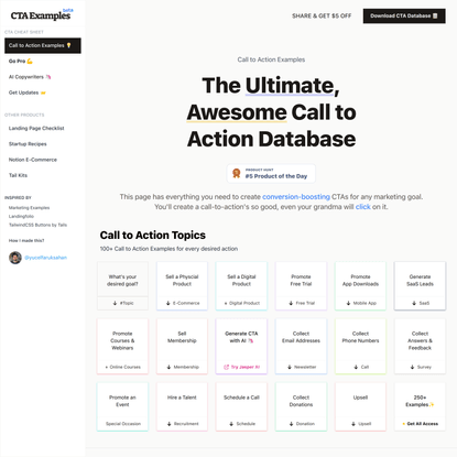 Call to Action Examples - 300+ CTA Phrases