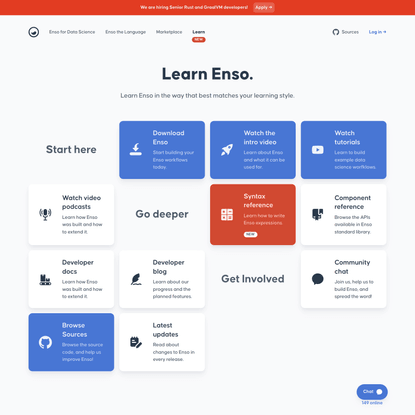 Enso | Get insights you can rely on. In real time.