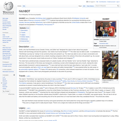 hitchBOT - Wikipedia