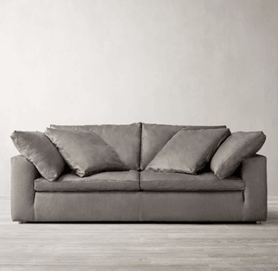 Restoration Hardware - Cloud Leather Sofa