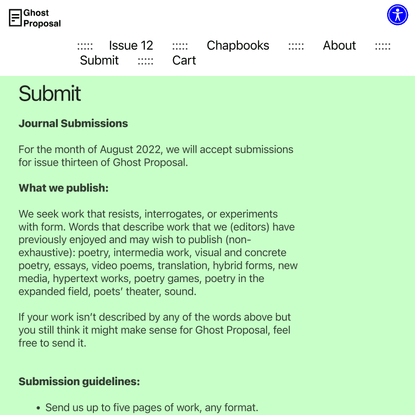 Submit — Ghost Proposal