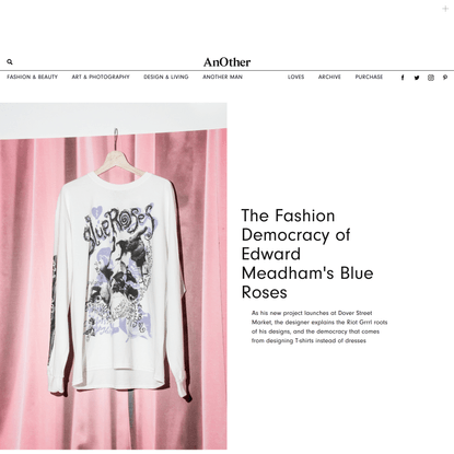 The Fashion Democracy of Edward Meadham’s Blue Roses