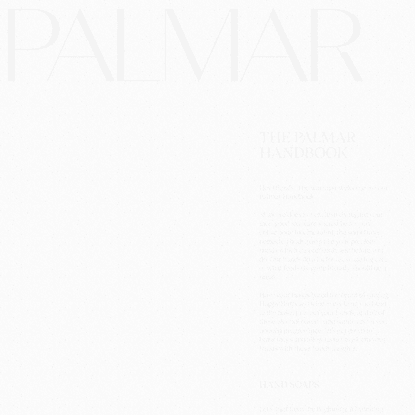 The Palmar Handbook  | Palmar