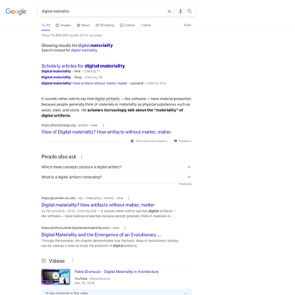 digital metrialitiy - Google Search