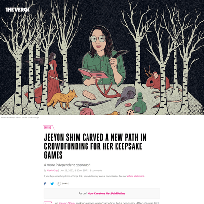 Jeeyon Shim carved a new path in crowdfunding for her keepsake games