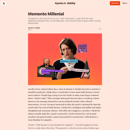 Memento Millenial