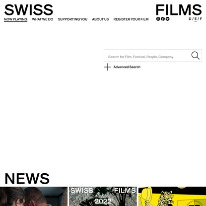SWISS FILMS Homepage en