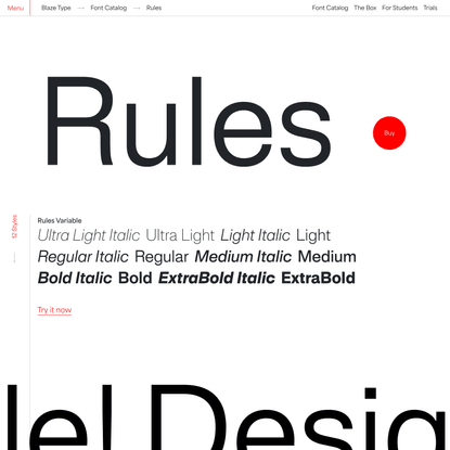 Rules | Blaze Type