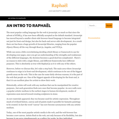 An Intro to Raphaël - Raphaël