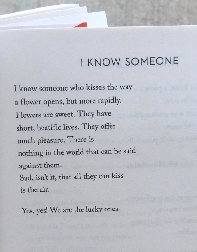 I Know Someone by Mary Oliver