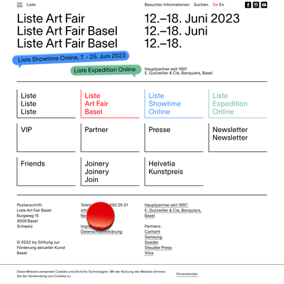 Willkommen - Liste Art Fair Basel