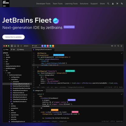 JetBrains Fleet: The Next-Generation IDE by JetBrains