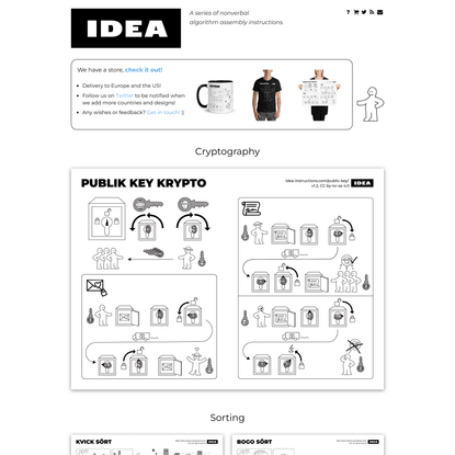 IDEA – nonverbal algorithm assembly instructions
