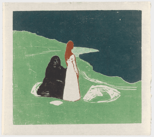 Edvard Munch, Two Women on the Shore, 1898