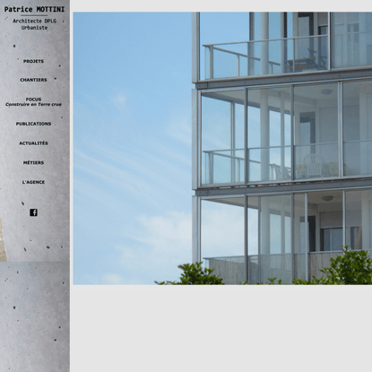 Patrice Mottini Architecte DPLG Urbaniste
