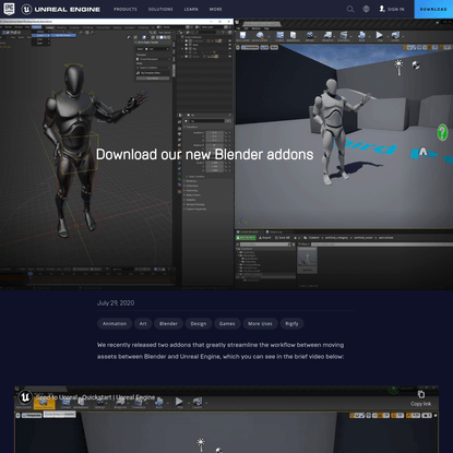 Download our new Blender addons