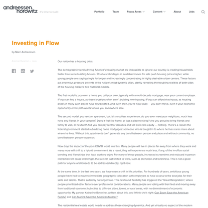 Investing in Flow | Andreessen Horowitz