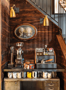 Alton Brown’s coffee corner