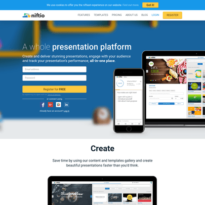 New Presentation Software - Online Powerpoint Alternative - Niftio