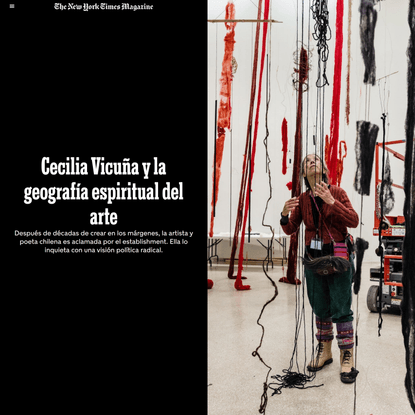 Cecilia Vicuña y la geografía espiritual del arte