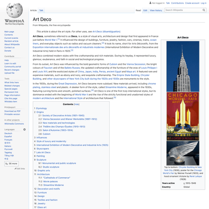 Art Deco - Wikipedia