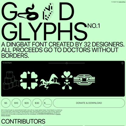 Good Glyphs