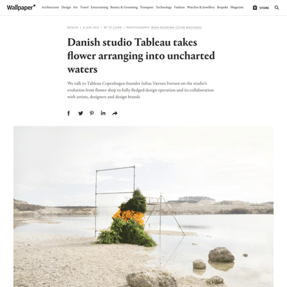 Danish studio Tableau takes flower arranging into uncharted waters