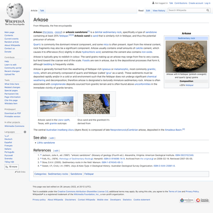 Arkose - Wikipedia