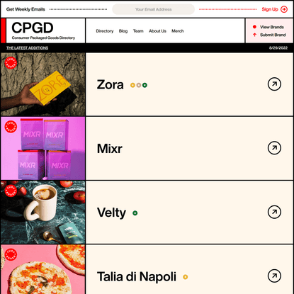 CPGD — The Consumer Packaged Goods Directory