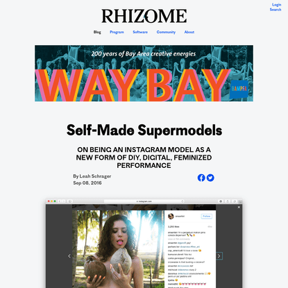 Self-Made Supermodels