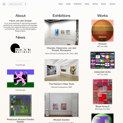 Homepage – Harm van den Dorpel