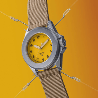 BAIT × Unimatic Modello Quattro U4-BTY (Yellow)