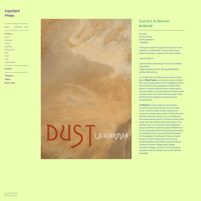 Dust by L.A. Warman