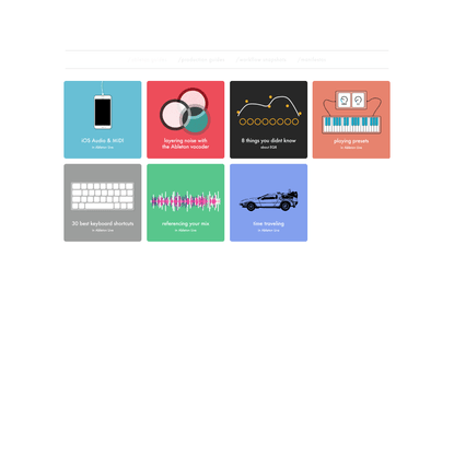 ableton live guides