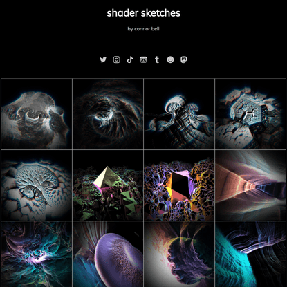 shaders.connorbell.ca